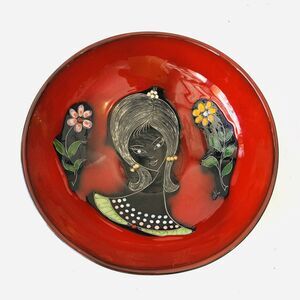 Mid Century Italian Modern Melior Enammel Bowl EUC